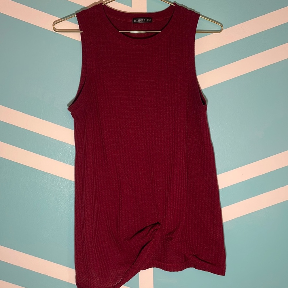 Miholl tank top with knot detail